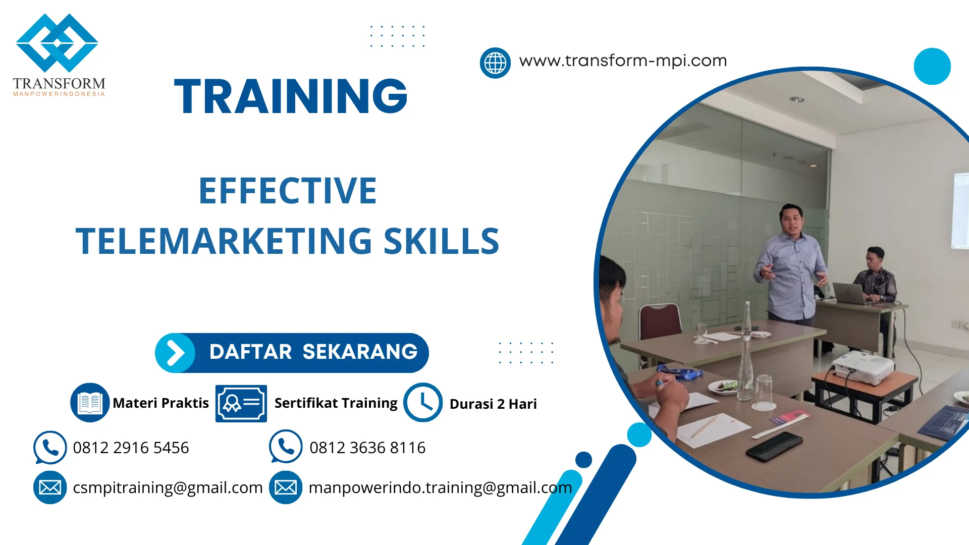 TRAINING EFFECTIVE TELEMARKETING SKILLS