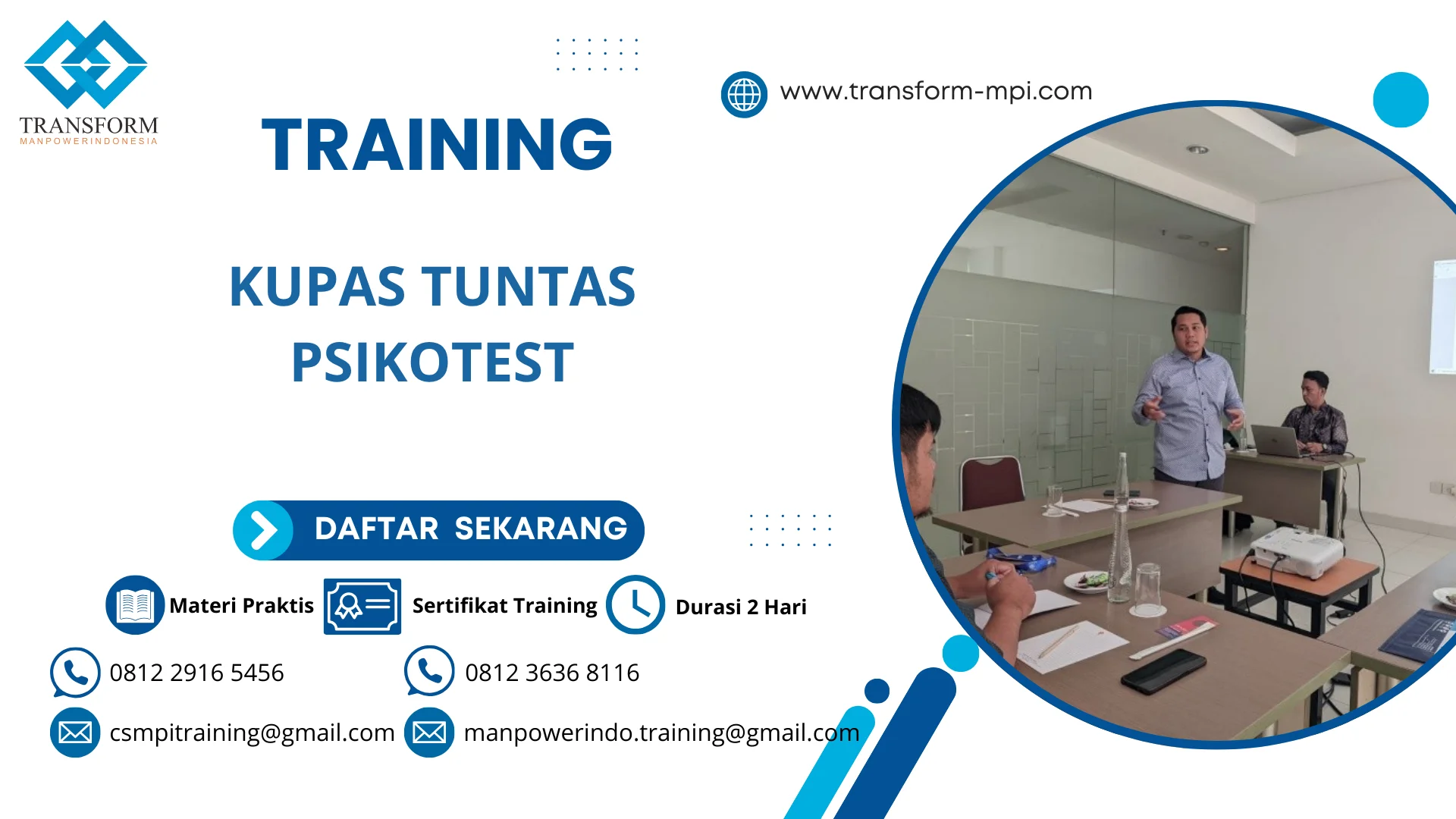 TRAINING KUPAS TUNTAS PSIKOTEST