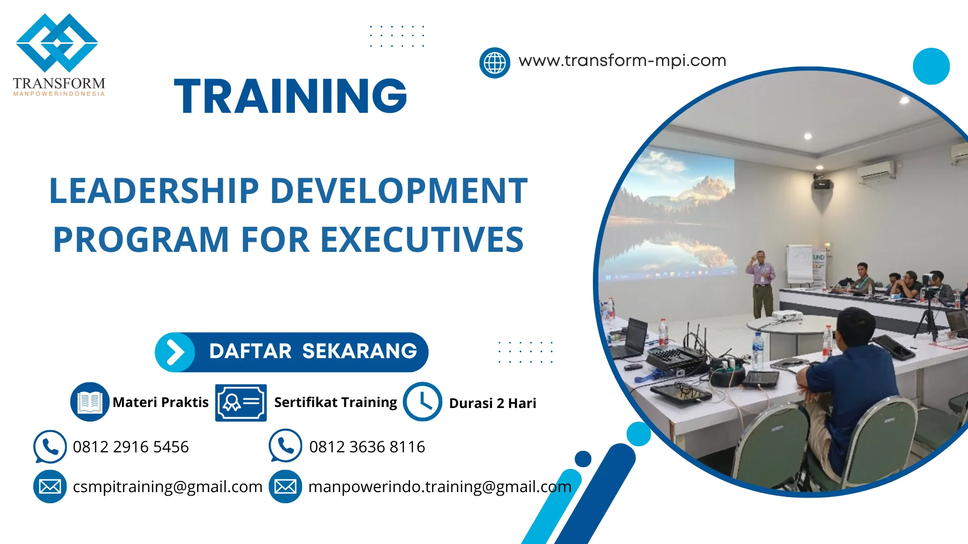 TRAINING LEADERSHIP DEVELOPMENT PROGRAM FOR EXECUTIVES