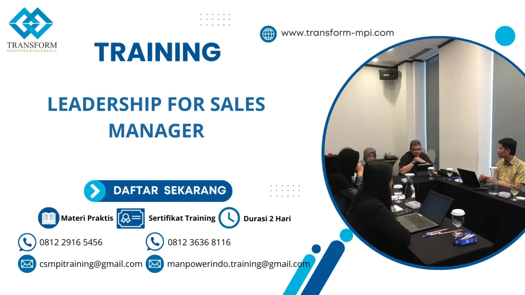 TRAINING LEADERSHIP FOR SALES MANAGER