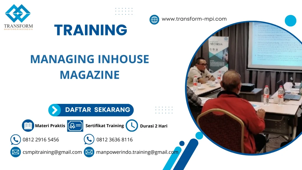 TRAINING MANAGING INHOUSE MAGAZINE