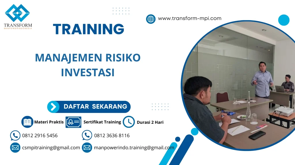 TRAINING MANAJEMEN RISIKO INVESTASI