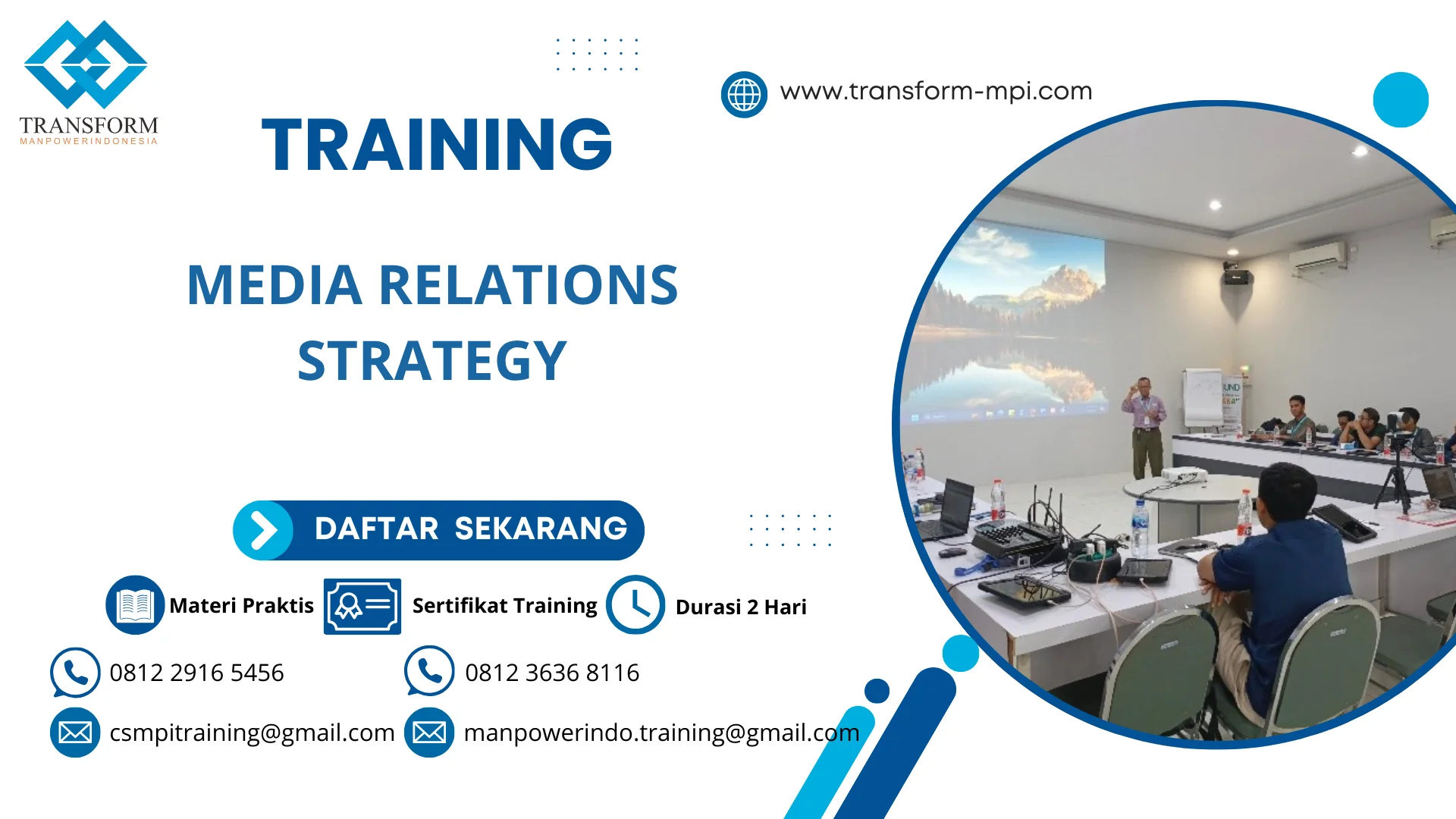 TRAINING MEDIA RELATIONS STRATEGY