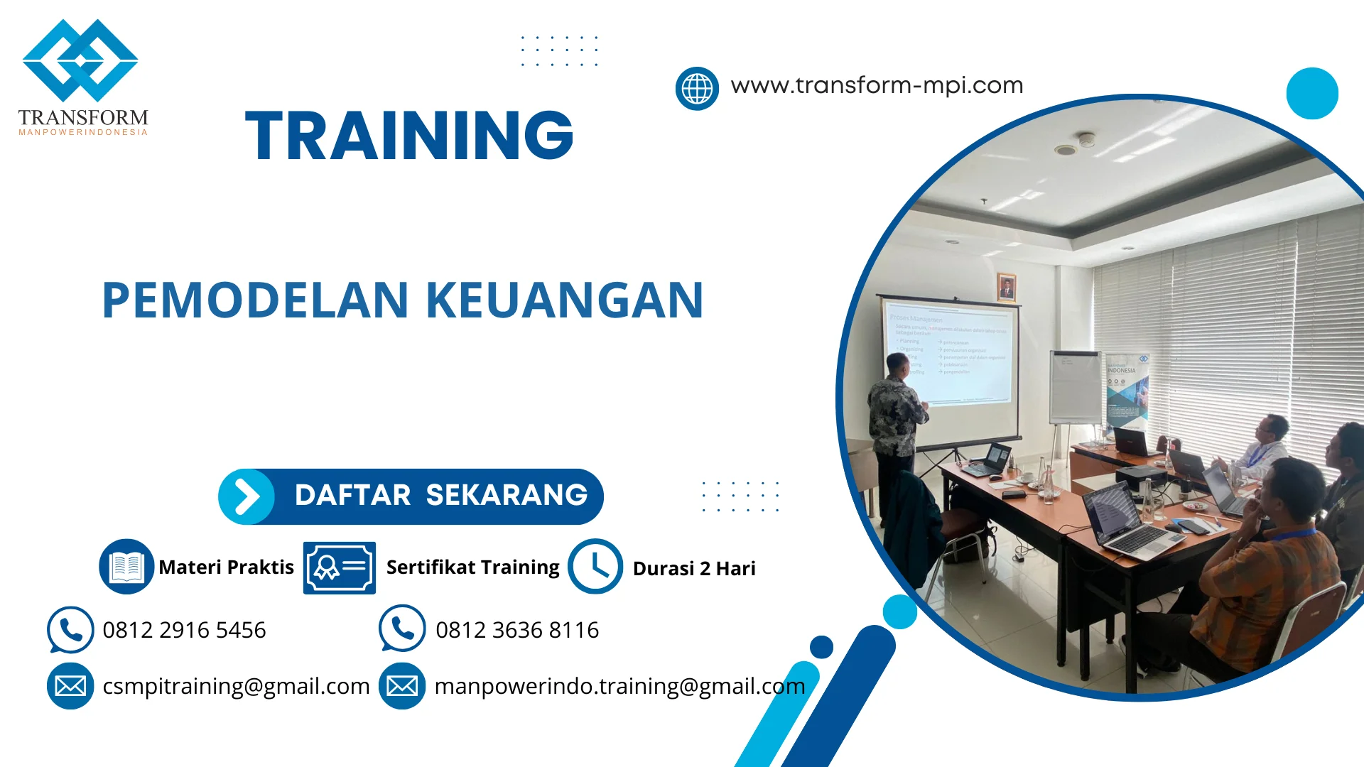 TRAINING PEMODELAN KEUANGAN