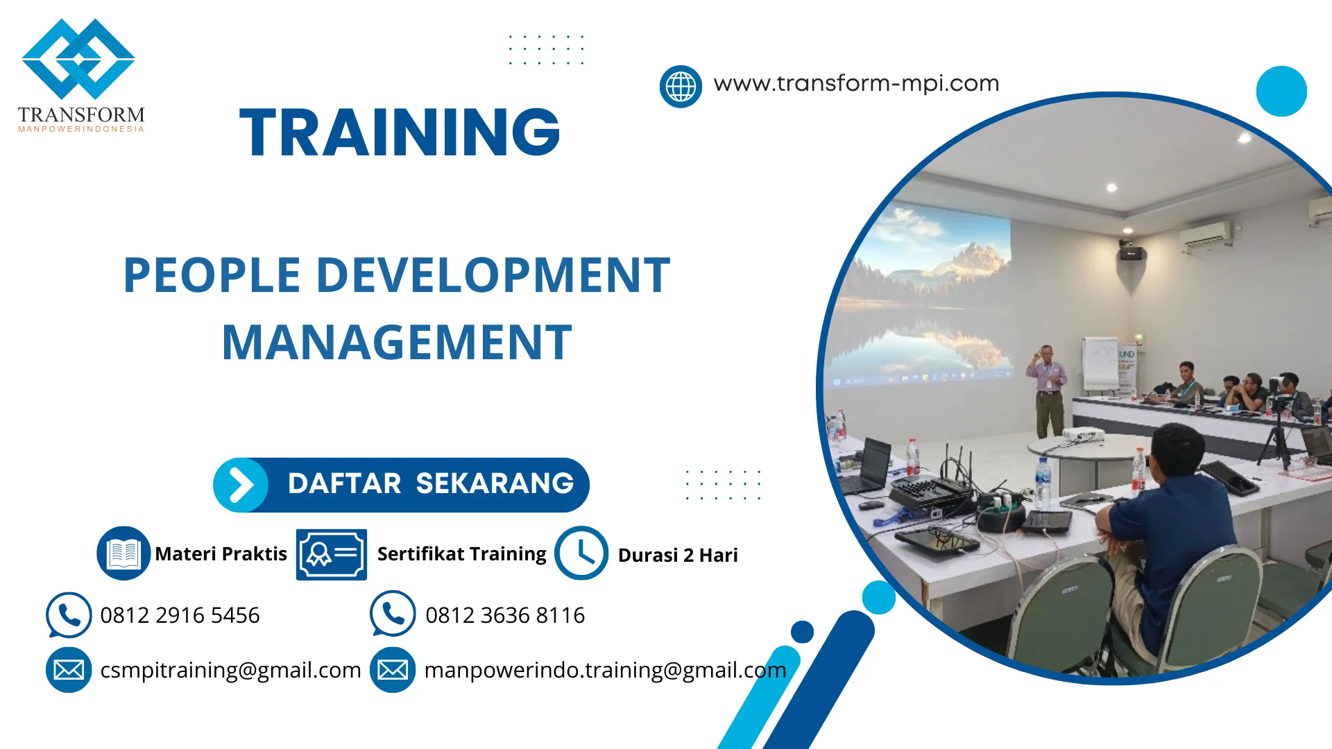 TRAINING PEOPLE DEVELOPMENT MANAGEMENT