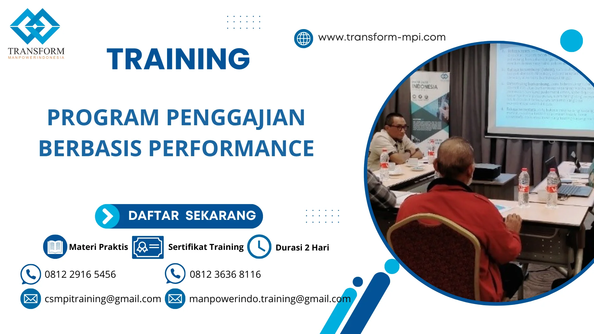TRAINING PROGRAM PENGGAJIAN BERBASIS PERFORMANCE