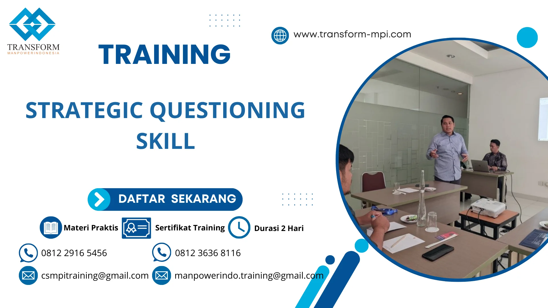 TRAINING STRATEGIC QUESTIONING SKILL