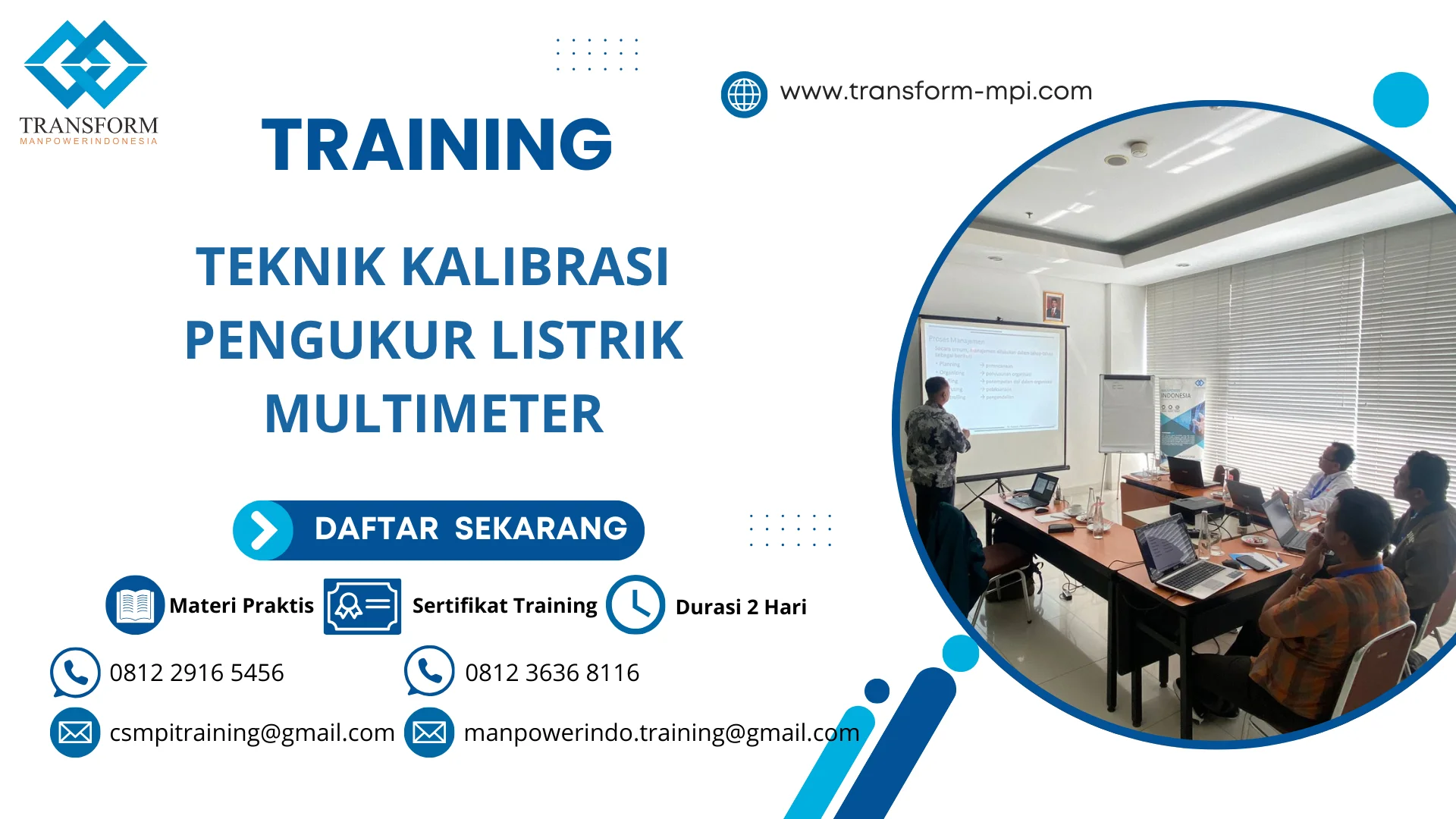 TRAINING TEKNIK KALIBRASI PENGUKUR LISTRIK MULTIMETER