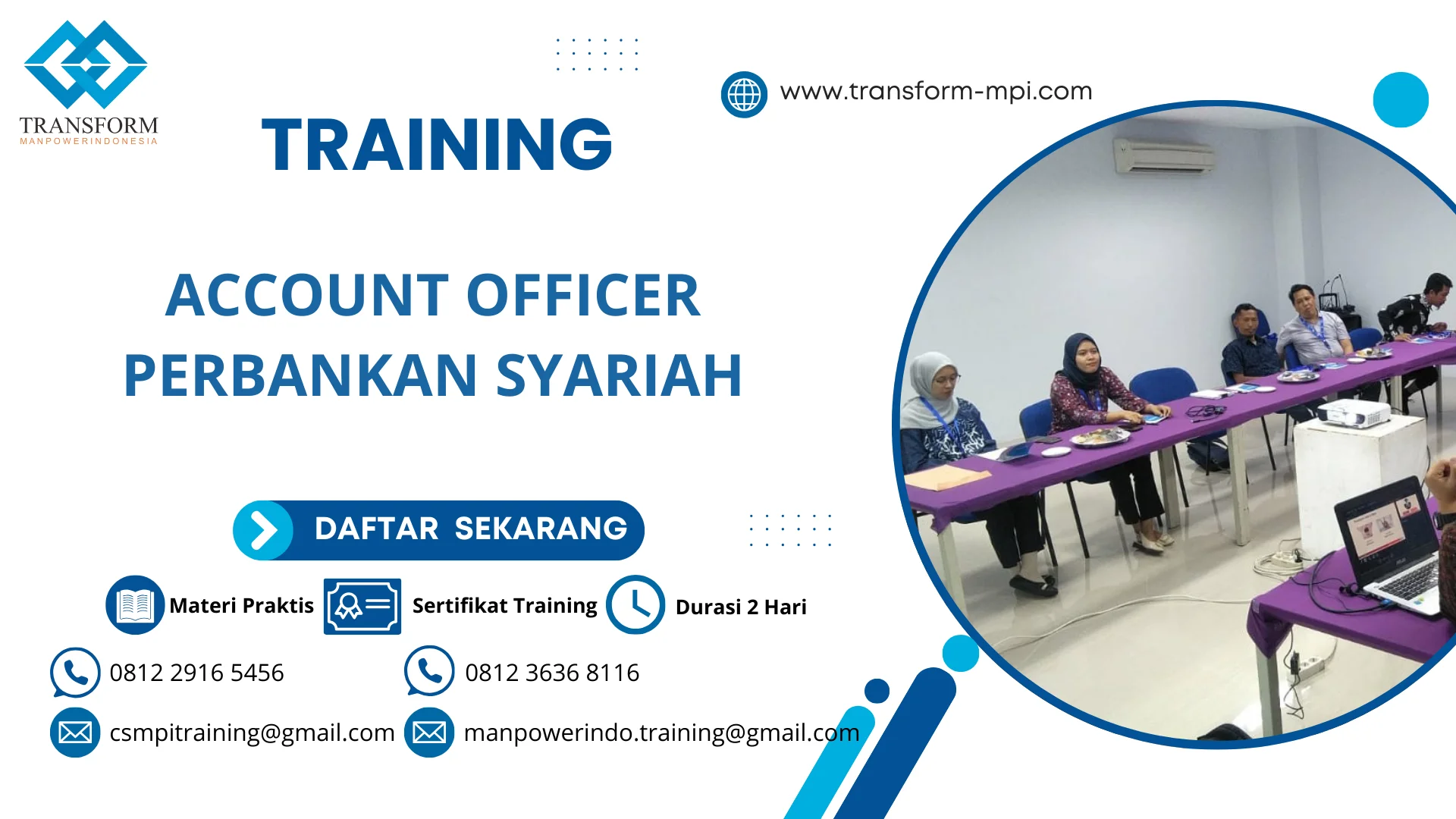 TRAINING ACCOUNT OFFICER PERBANKAN SYARIAH
