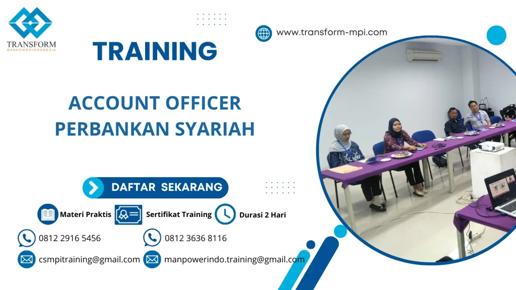 TRAINING ACCOUNT OFFICER PERBANKAN SYARIAH