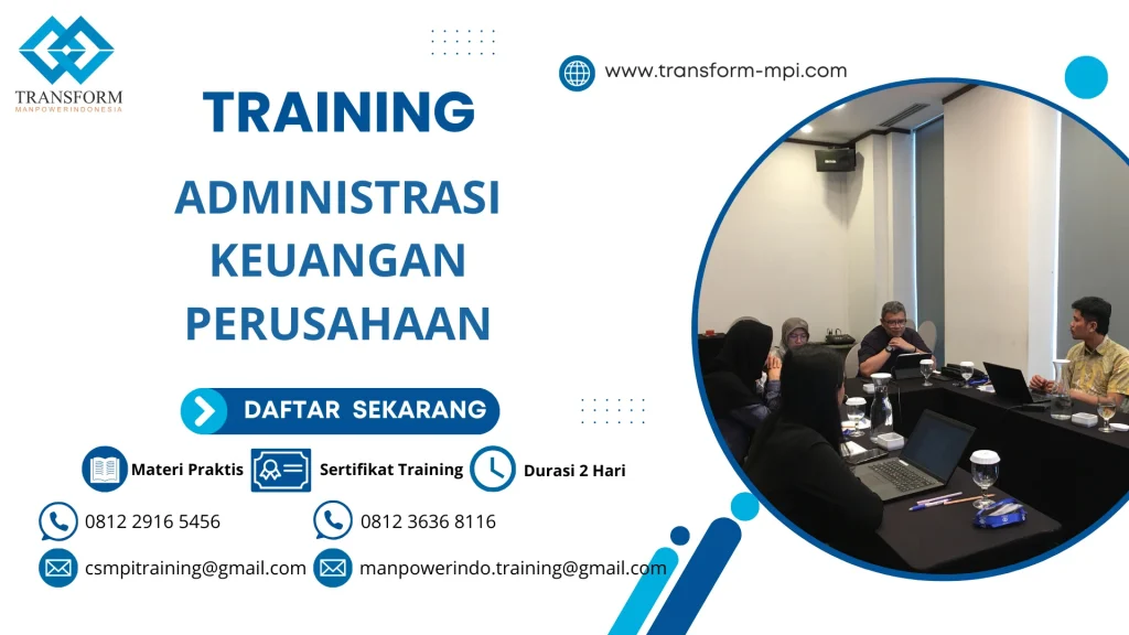 TRAINING ADMINISTRASI KEUANGAN PERUSAHAAN