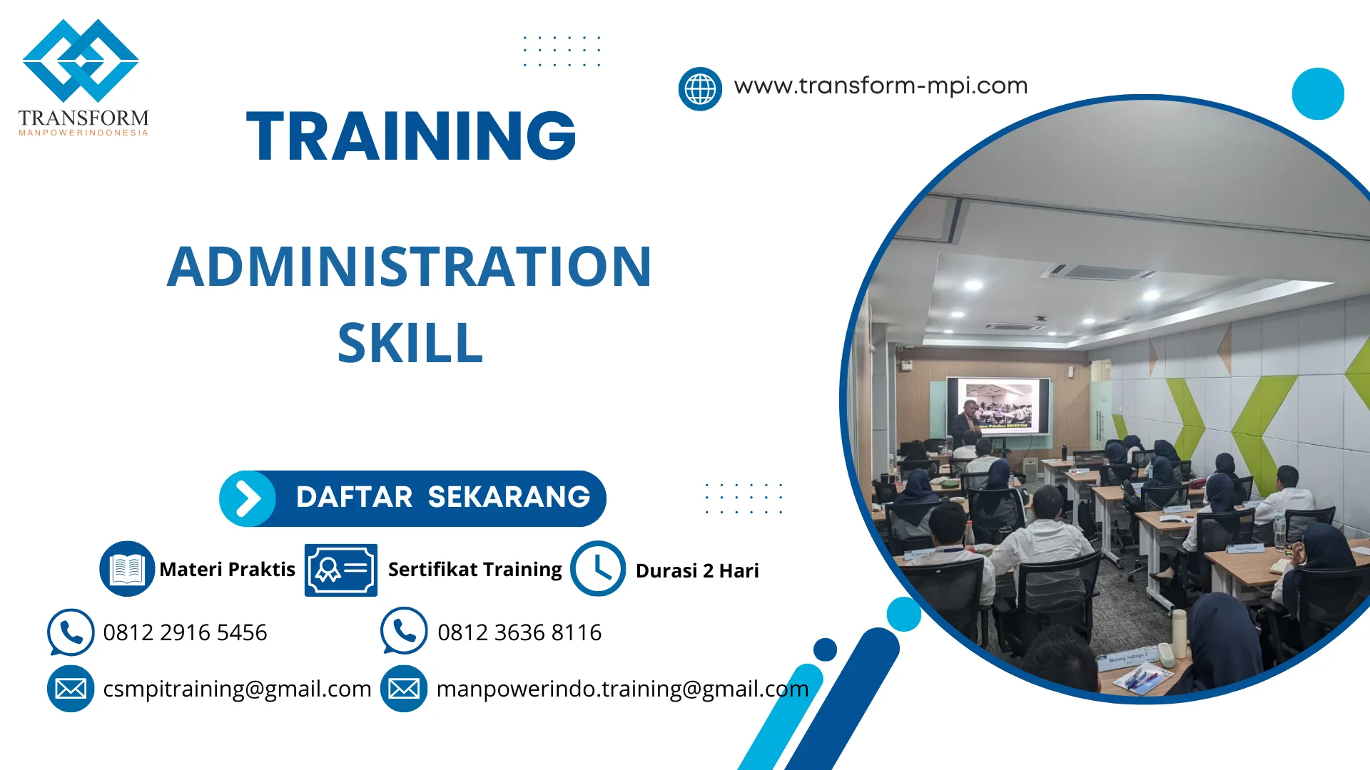 TRAINING ADMINISTRATION SKILL