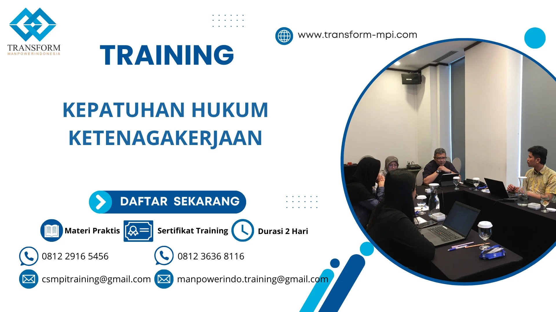 TRAINING KEPATUHAN HUKUM KETENAGAKERJAAN