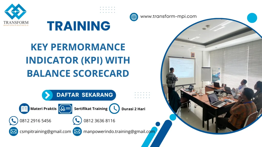 TRAINING KEY PERMORMANCE INDICATOR (KPI) WITH BALANCE SCORECARD