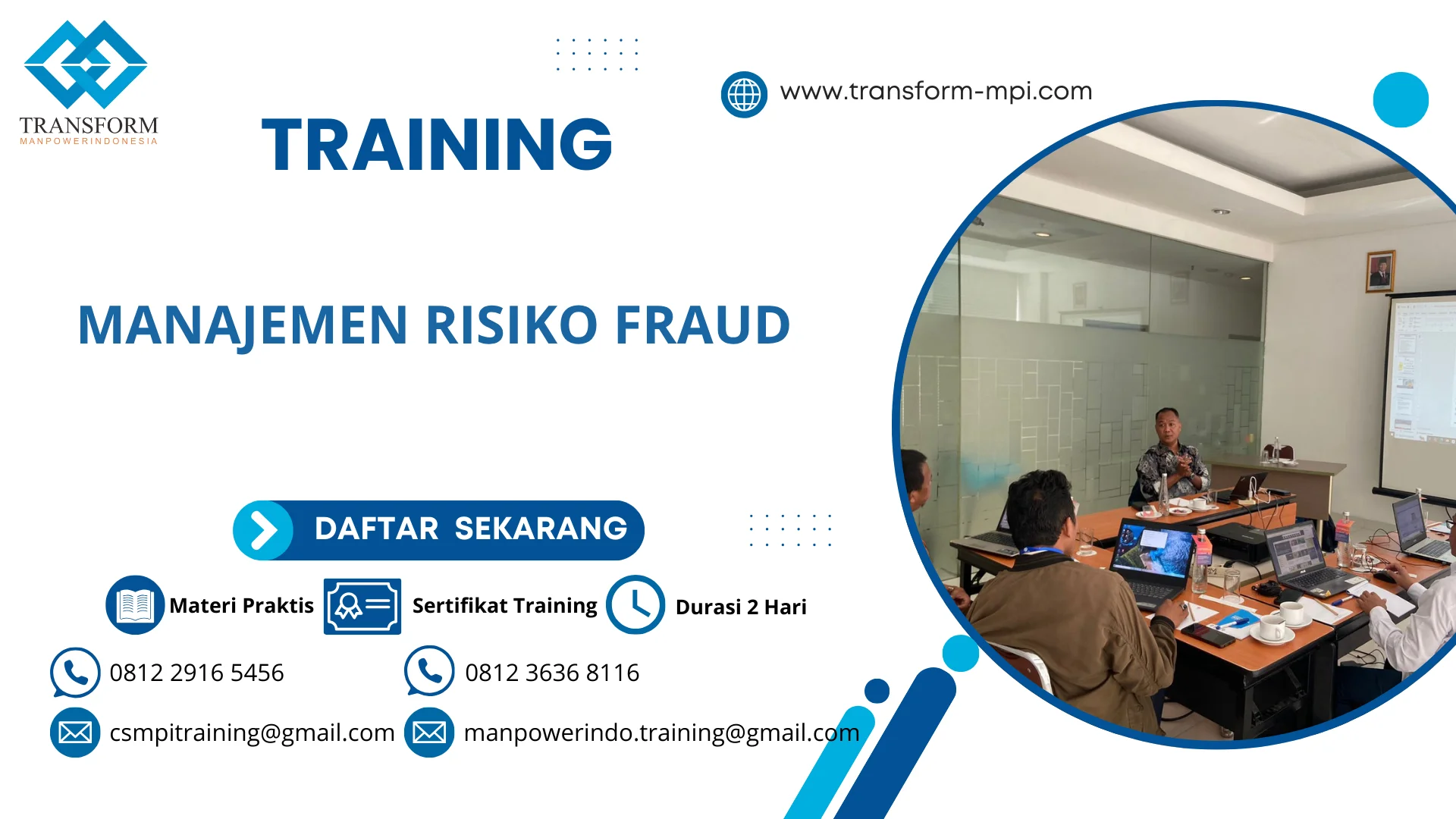 TRAINING MANAJEMEN RISIKO FRAUD