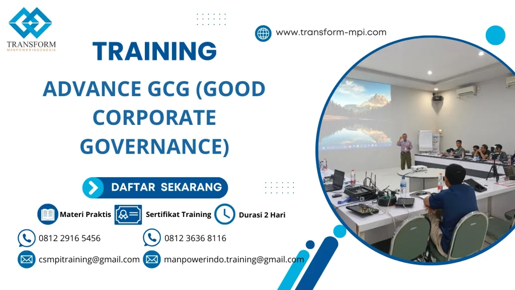 TRAINING ADVANCE GCG (GOOD CORPORATE GOVERNANCE)