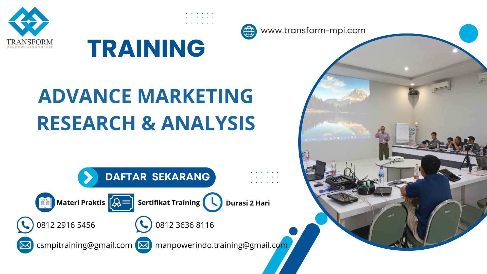TRAINING ADVANCE MARKETING RESEARCH & ANALYSIS