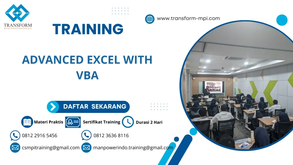 TRAINING ADVANCED EXCEL WITH VBA