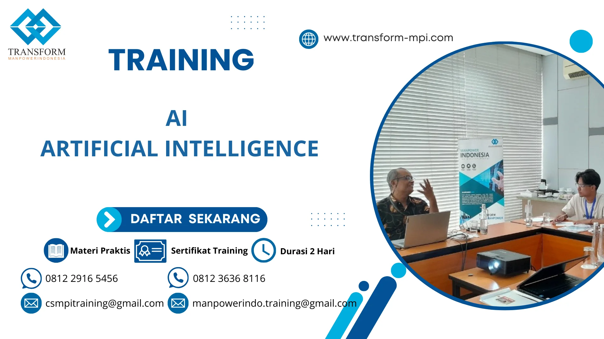 TRAINING AI ARTIFICIAL INTELLIGENCE