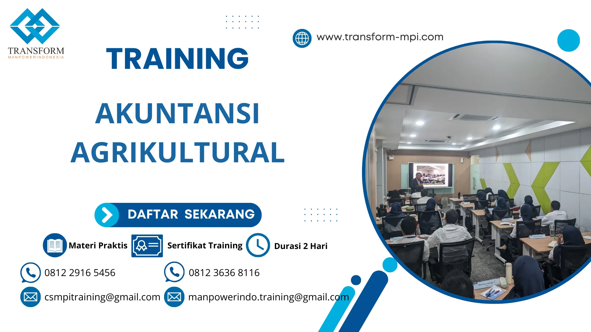 TRAINING AKUNTANSI AGRIKULTURAL JAKARTA