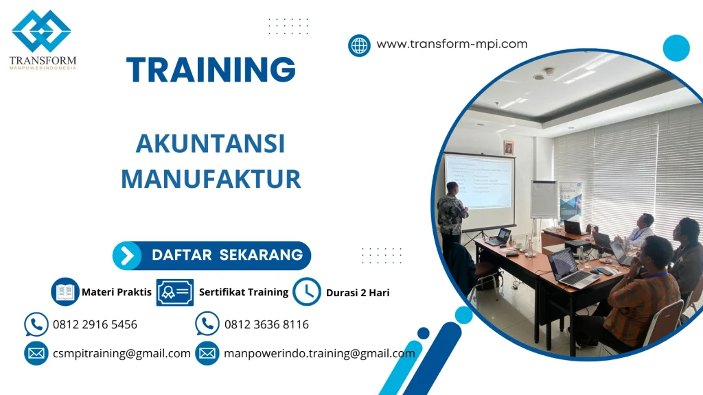 TRAINING AKUNTANSI MANUFAKTUR