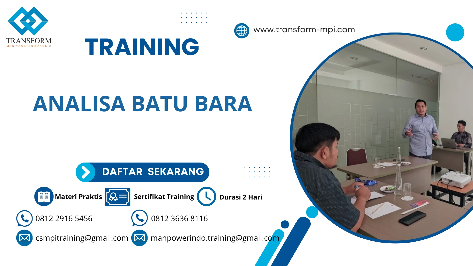 TRAINING ANALISA BATU BARA JAKARTA