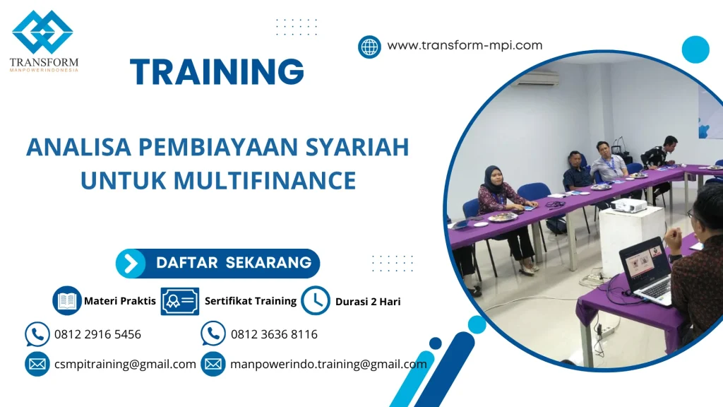 TRAINING ANALISA PEMBIAYAAN SYARIAH UNTUK MULTIFINANCE