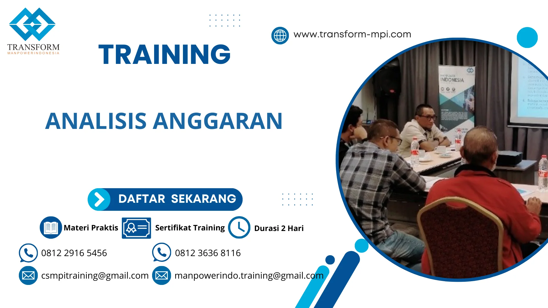 TRAINING ANALISIS ANGGARAN JAKARTA