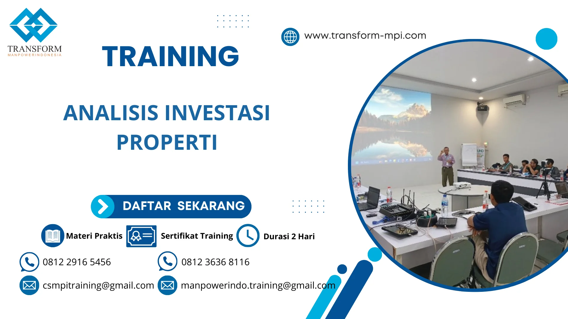 TRAINING ANALISIS INVESTASI PROPERTI JAKARTA