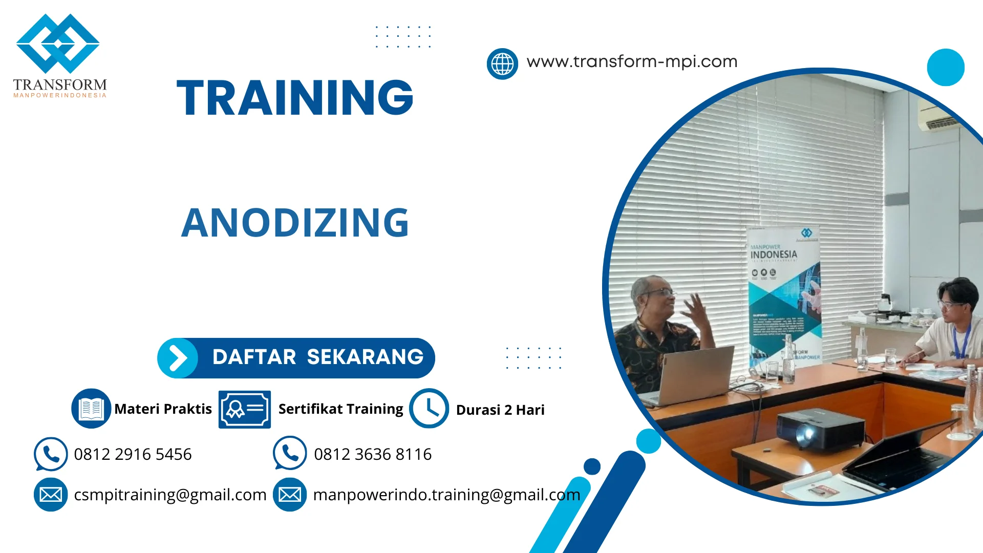 TRAINING ANODIZING