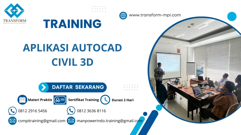 TRAINING APLIKASI AUTOCAD CIVIL 3D