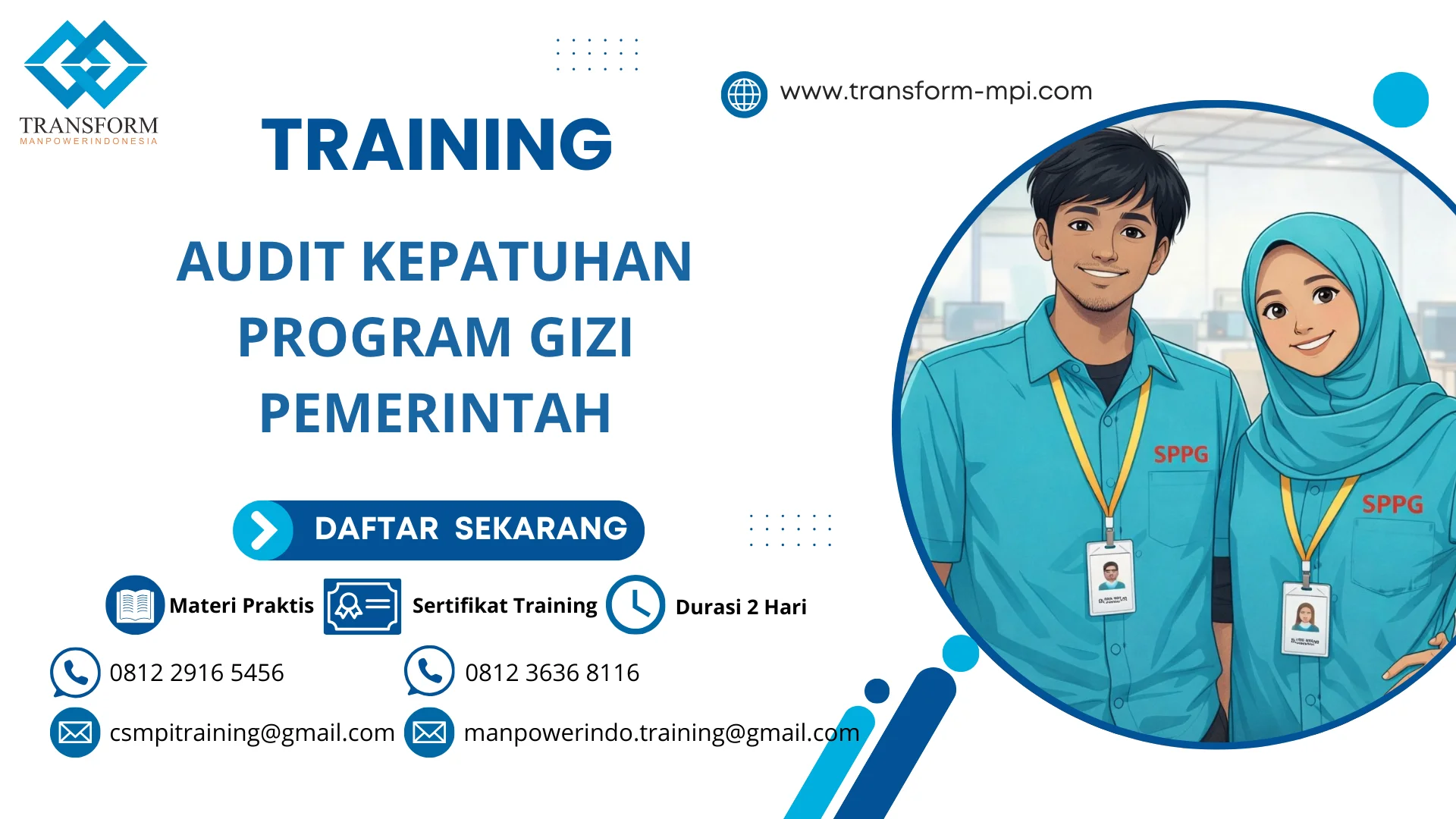 training kepatuhan regulasi gizi jakarta