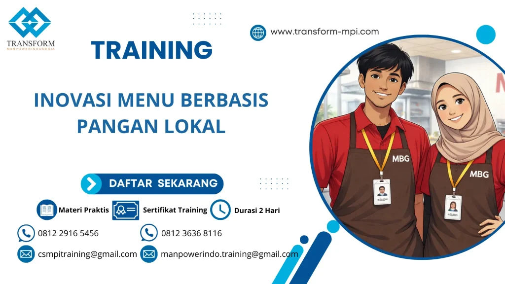 training pengembangan menu jakarta