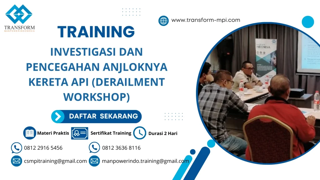 training investigasi kecelakaan railway jakarta