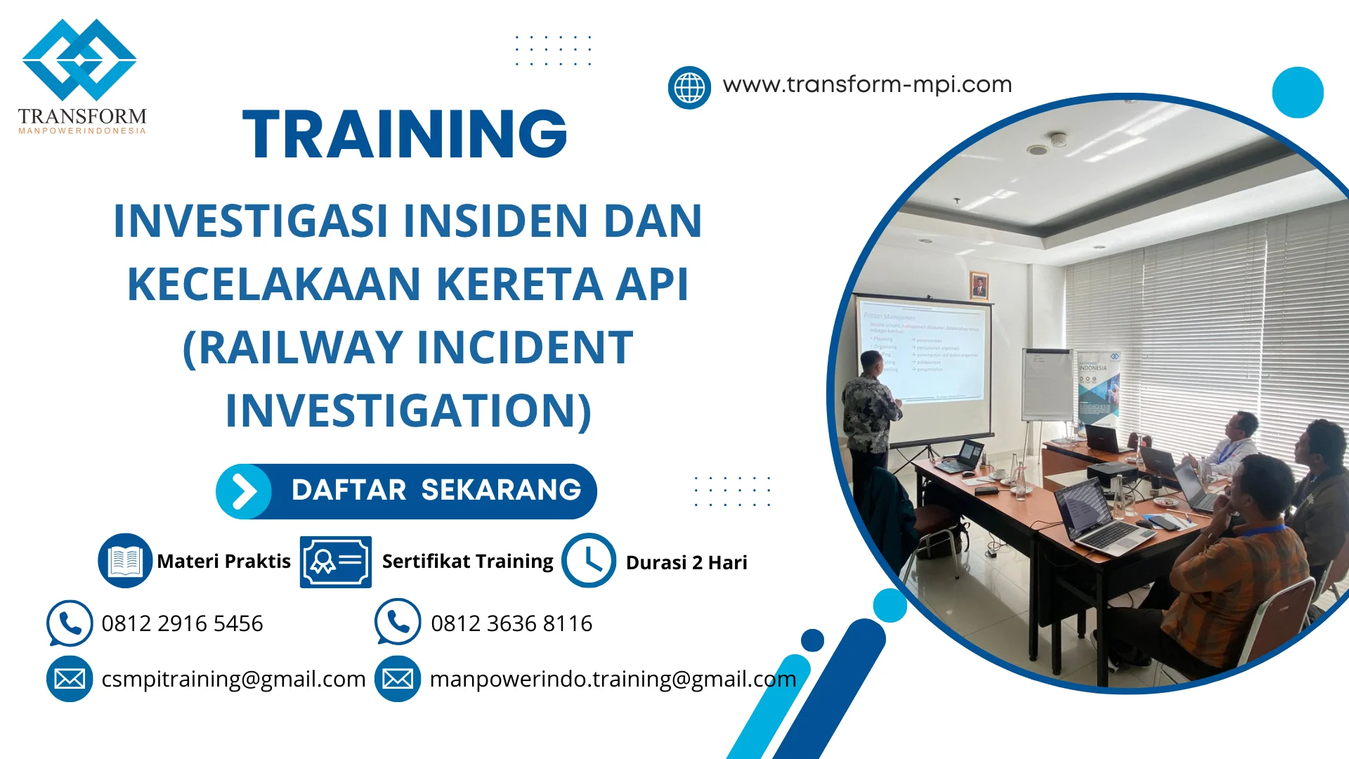 training railway safety investigation jakarta