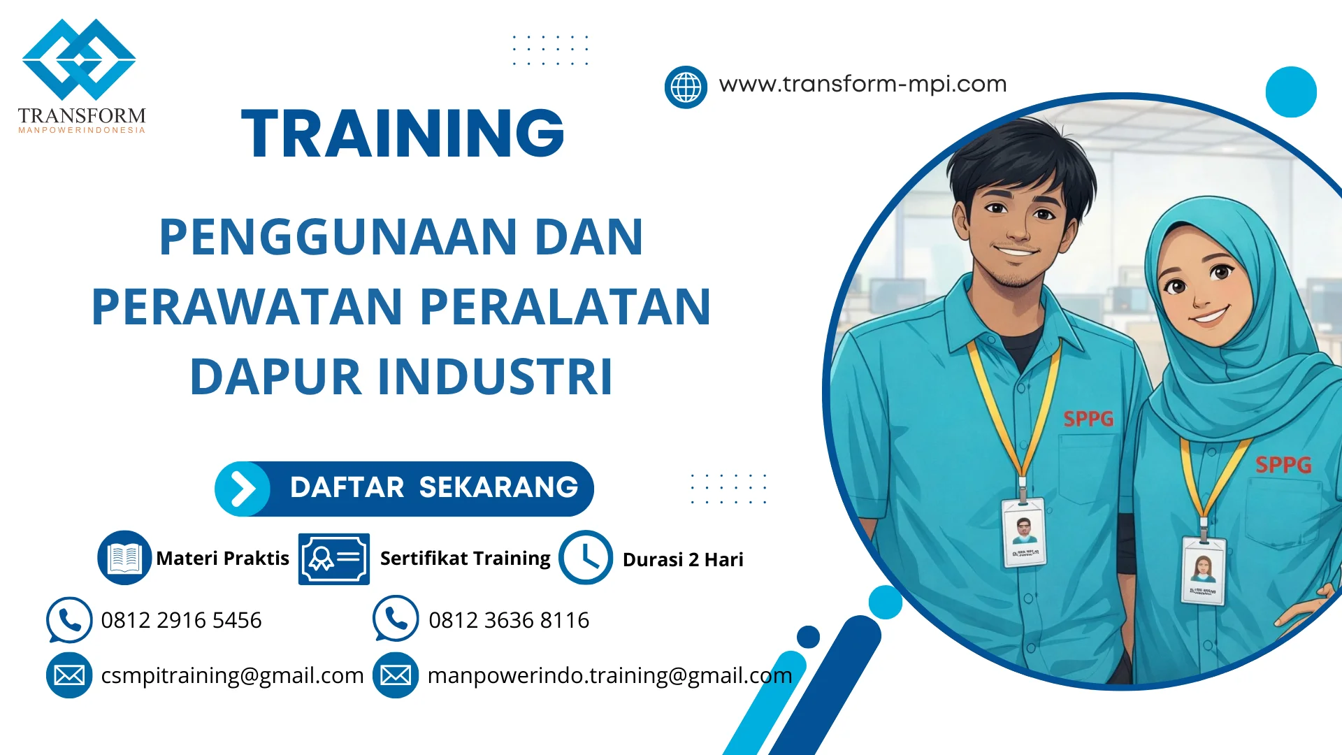 training perawatan peralatan dapur jakarta