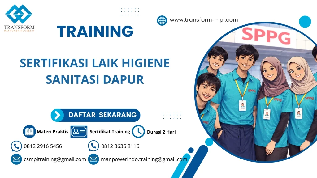 training sertifikasi sanitasi makanan jakarta