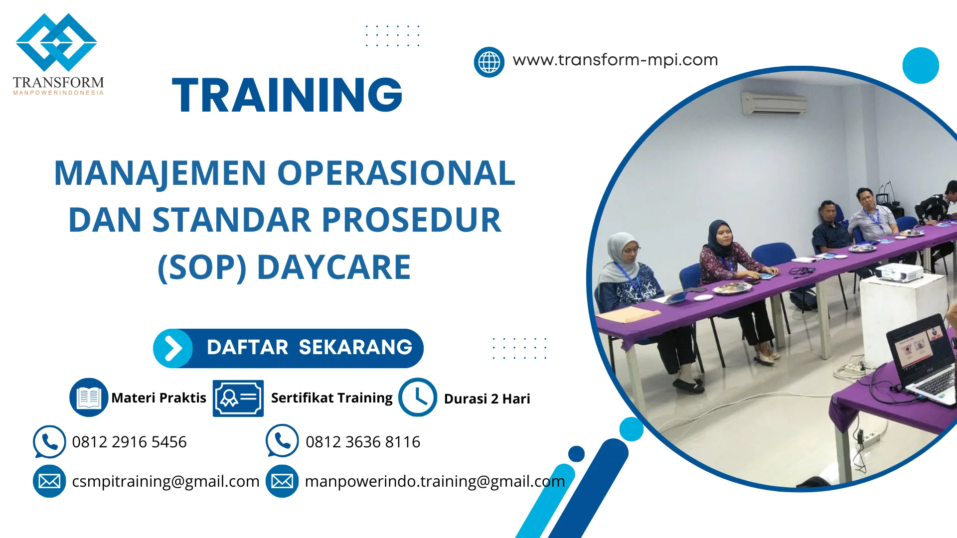 training Standar Prosedur Pelayanan Anak jakarta