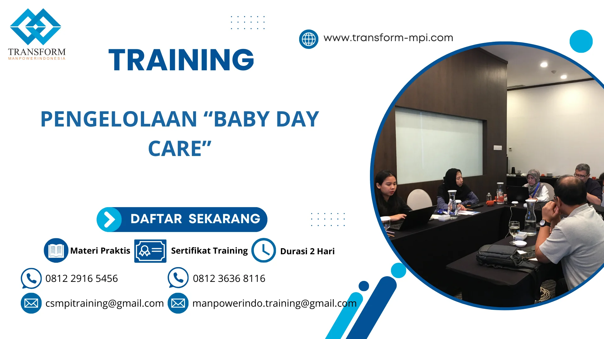 training Standar Operasional Penitipan Bayi jakarta